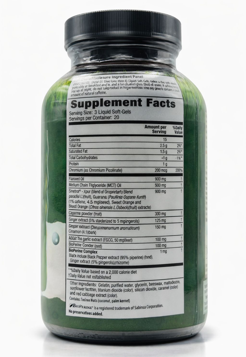 Thermo-Burn Stubborn Fat Metabolaizer 60 Liquid Soft-Gels | Irwin Naturals