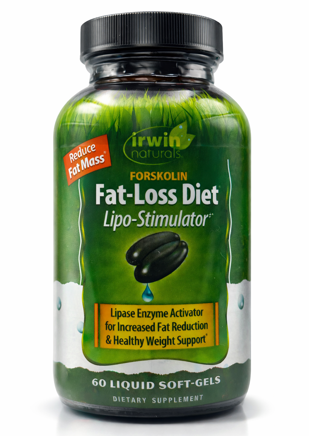 Forskolin Fat-Loss Diet Lipo Simulator 60 Liquid Soft-Gels | Irwin Naturals