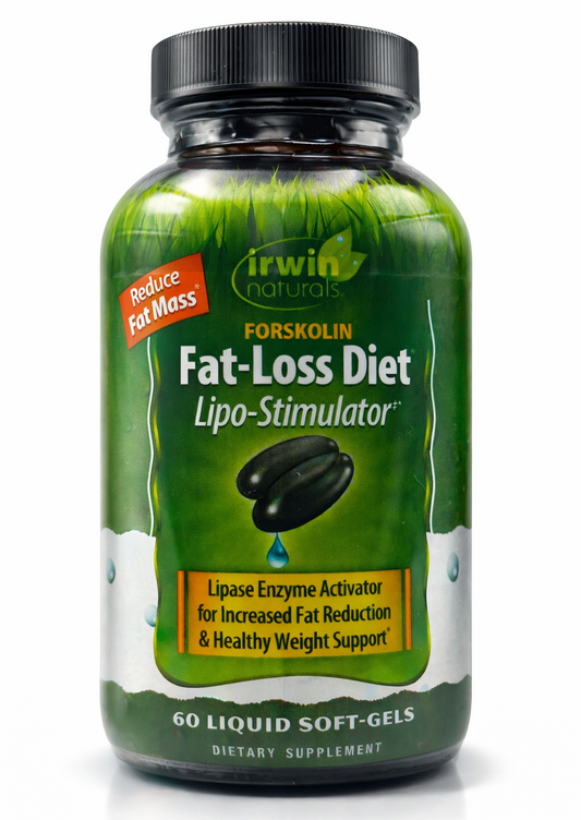 Forskolin Fat-Loss Diet Lipo Simulator 60 Liquid Soft-Gels | Irwin Naturals