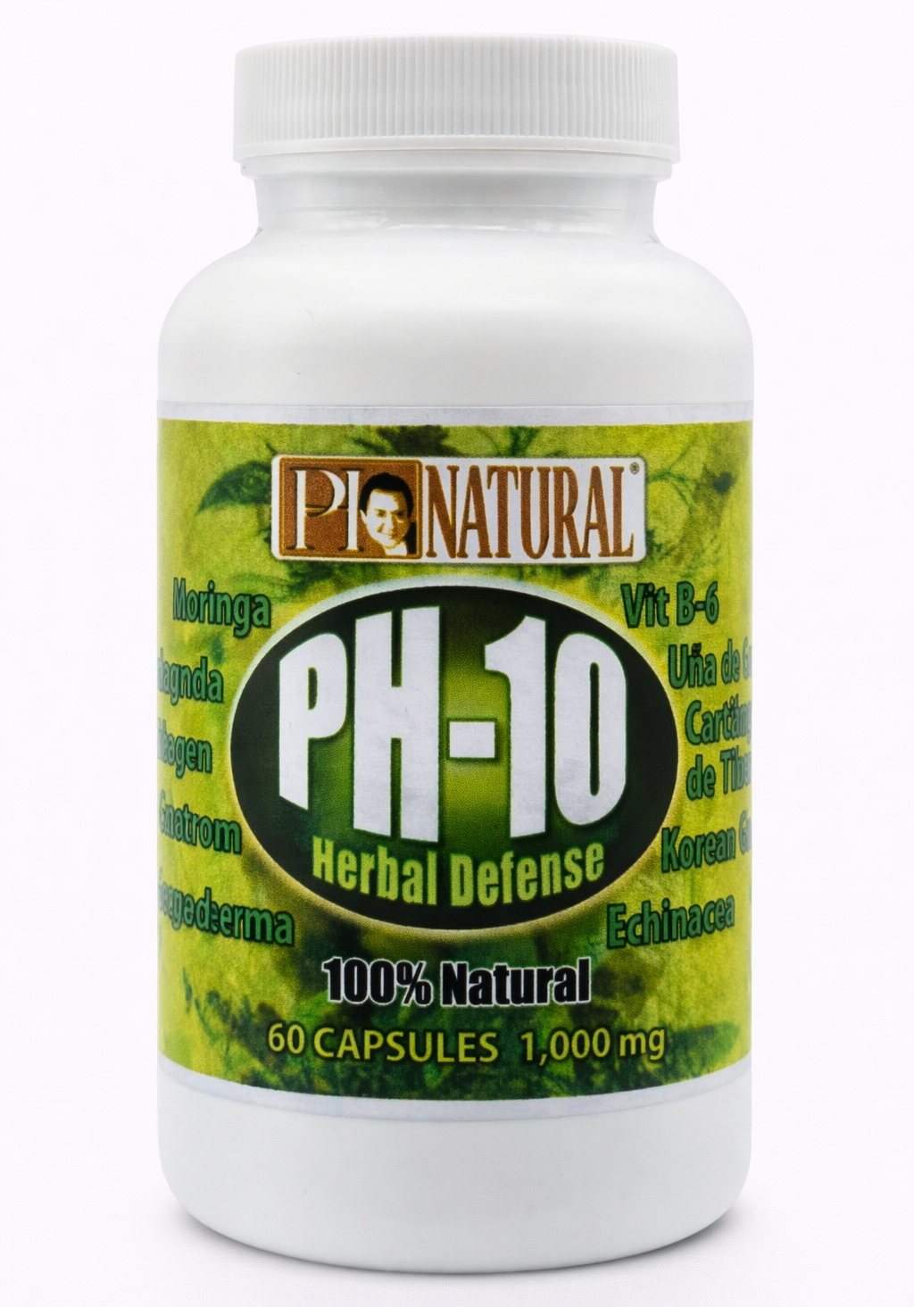 PH-10 HERBAL DEFENSE 1,000mg PH Natural - 60cp
