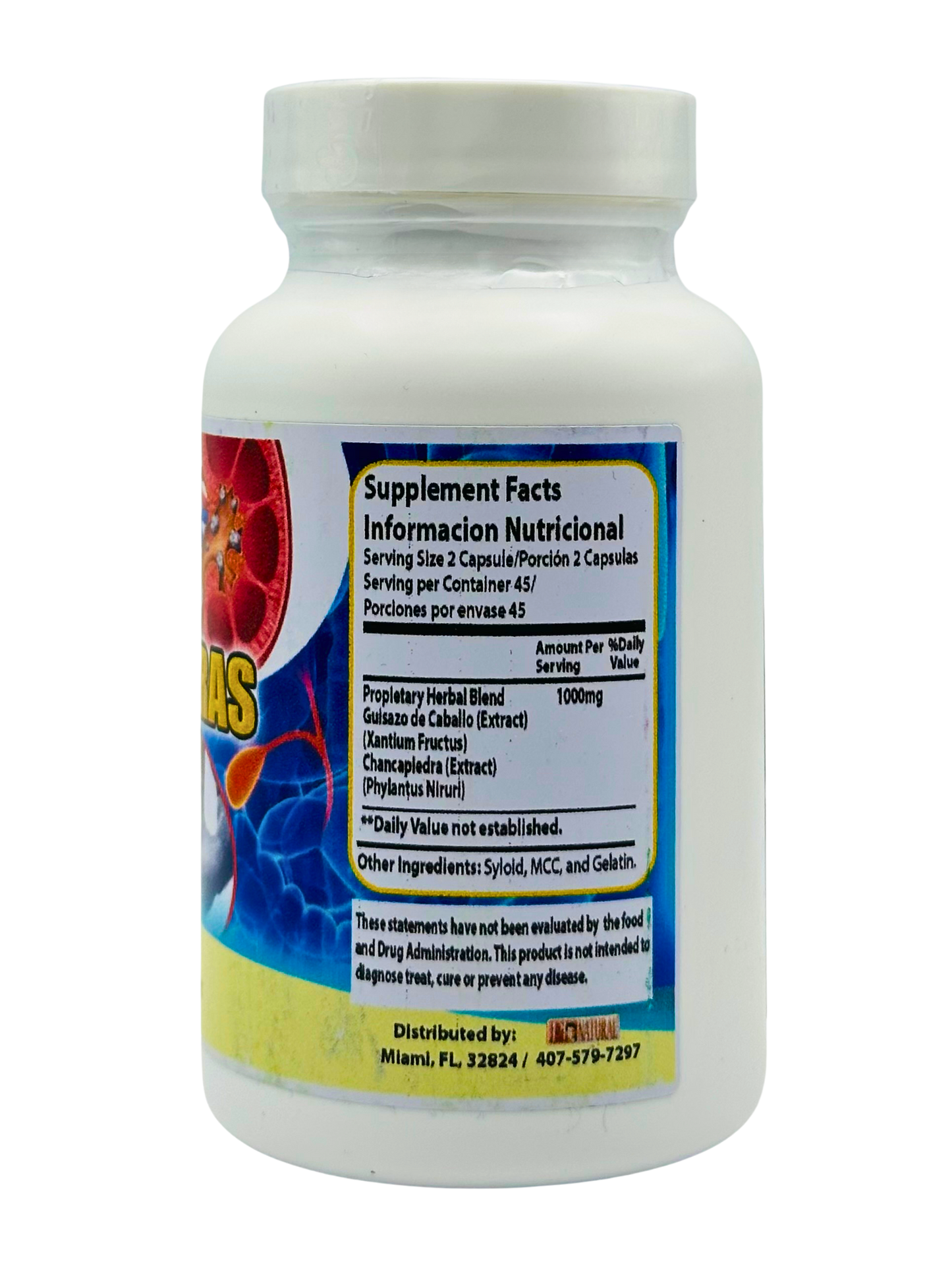 ROMPE PIEDRAS RIÑON Y VESÍCULA 500mg PH Natural- 45cp