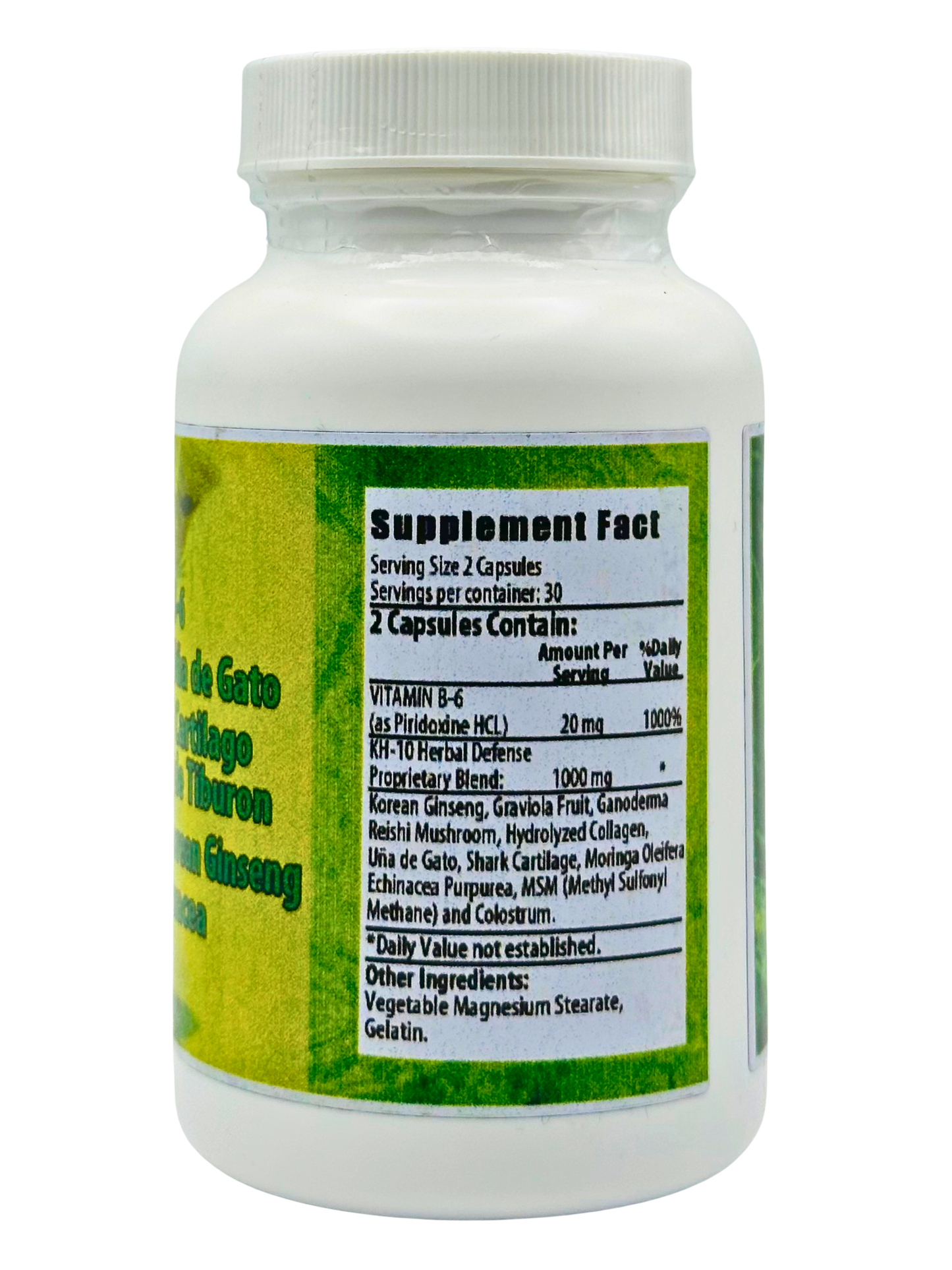 PH-10 HERBAL DEFENSE 1,000mg PH Natural - 60cp