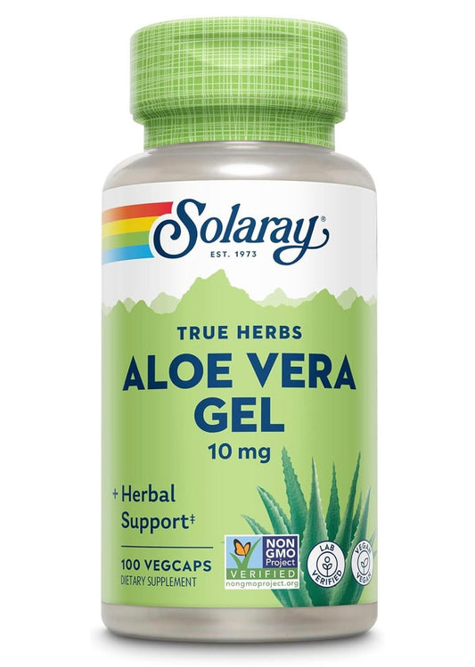 SOLARAY Aloe Vera Gel Concentrate 200X, 100 Servings